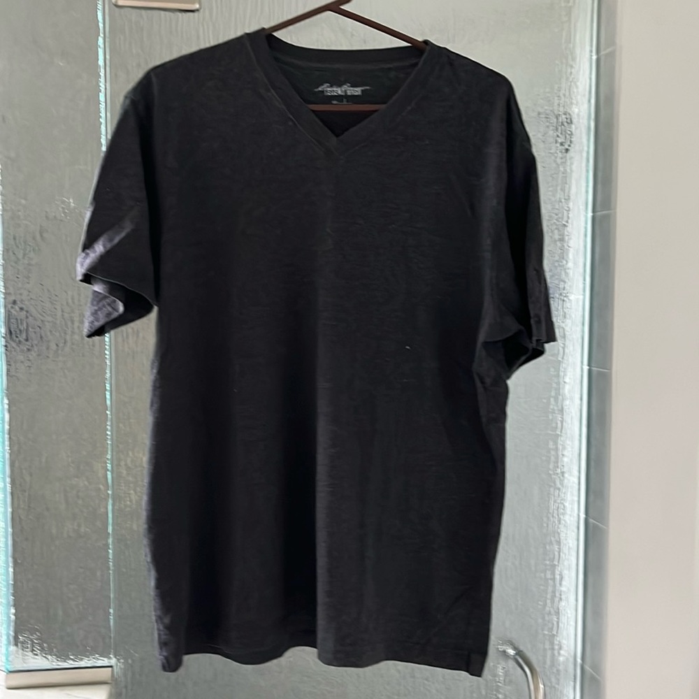 Mens Grey Eddie Bauer T Shirt